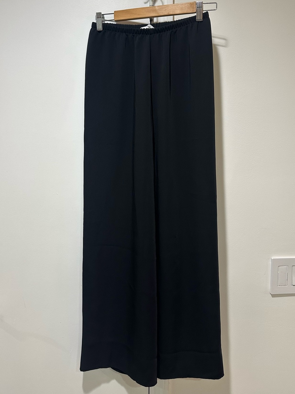 Calvin Klein Black Wide Leg Pull-On Pants XS NWT